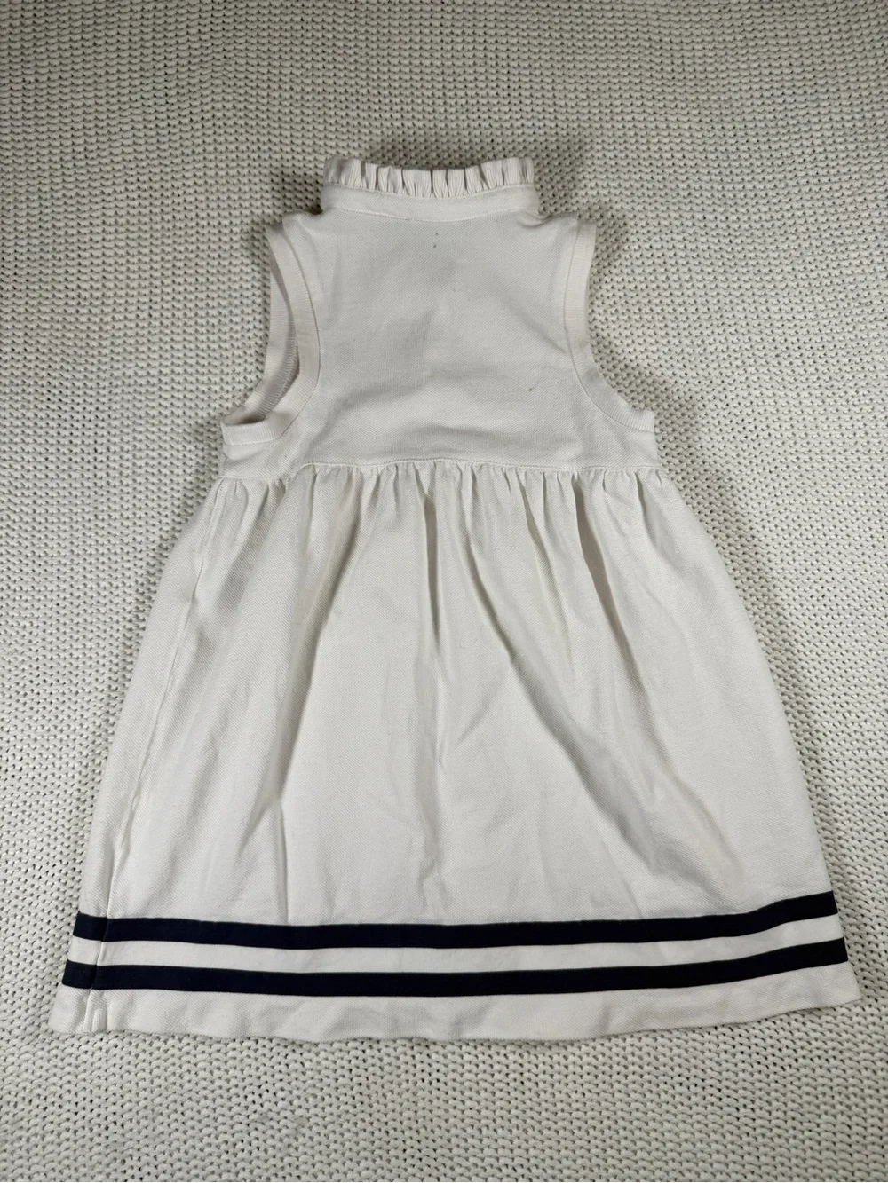 Ralph Lauren Girls’ Polo Dress – White – Size 3/3T